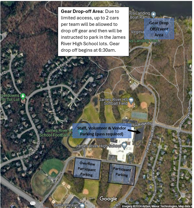 2024 RIDBF Event Day Map Robious